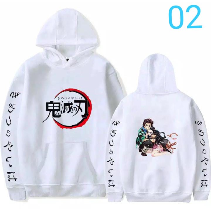 Sweater Pria Katun Grosir Keren - Kanji Anime KNY