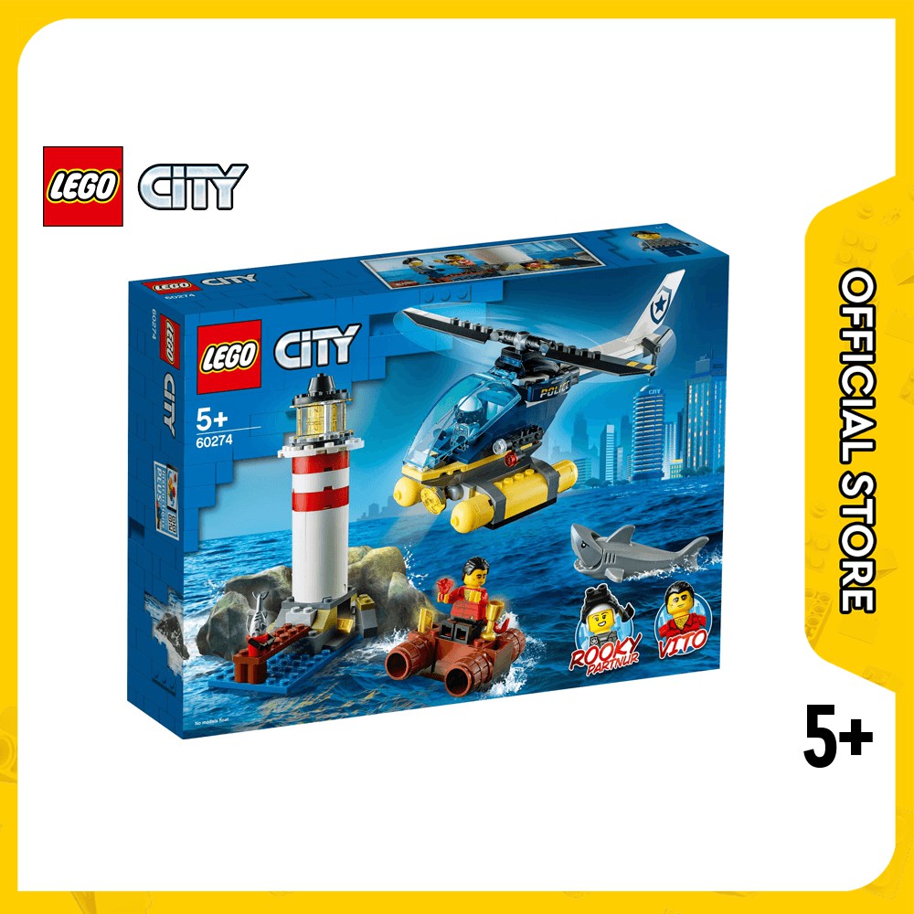 LEGO City Police 60274 Police Lighthouse Capture 189 Buah LEGO City Police 60274 Police Lighthouse Capture 189 Buah