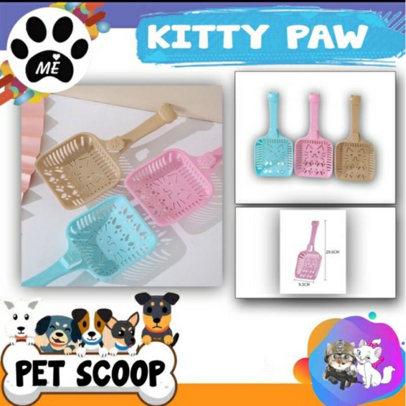 Pet Scoop &quot;KITTY PAW&quot; Serokan Pasir Kucing