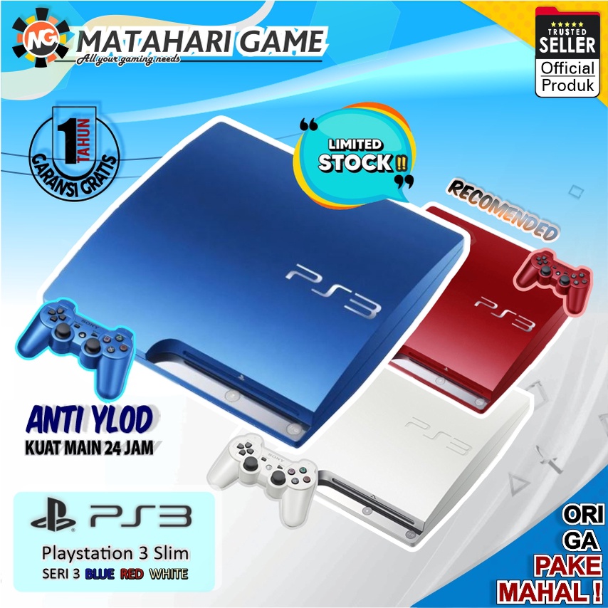 PS3 SLIM SERI 30 / SONY PLAYSTATION 3 SLIM SERI 30 ASLI SONY CFW /VOID