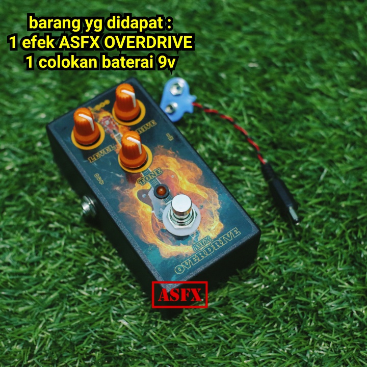 Efek gitar overdrive ASFX murah AS Effect stompbox pedal guitar over drive