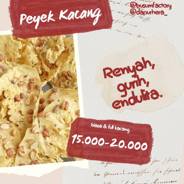 

PEYEK / REMPEYEK KACANG