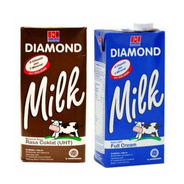 

1 liter Susu UHT full cream Diamond