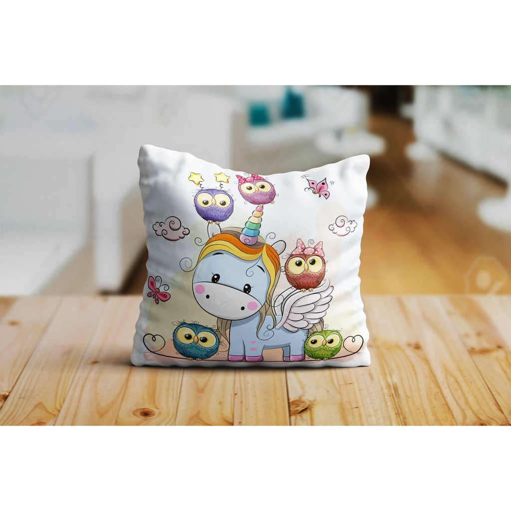 Sarung Bantal Sofa / Cushion Seri 6, Ukuran 40 x 40 cm (PRINT 2 Sisi)