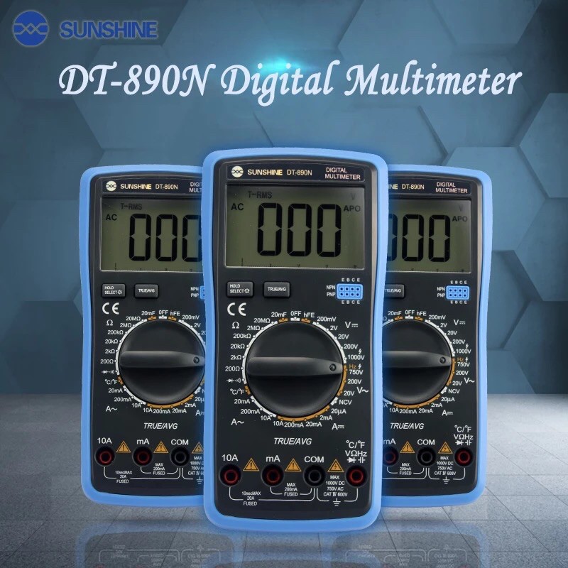 MULTITESTER DIGITAL - MULTIMETER SUNSHINE DT-890N