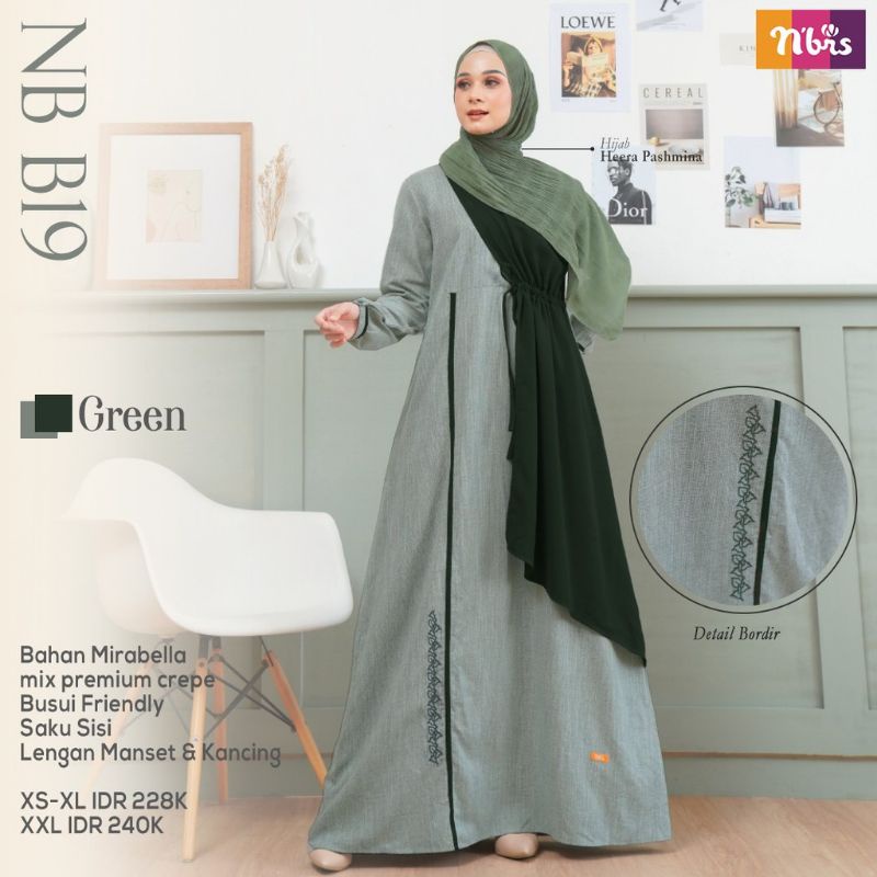 GAMIS NIBRAS NB B47 • NB B17 • NIBRAS • SYARI