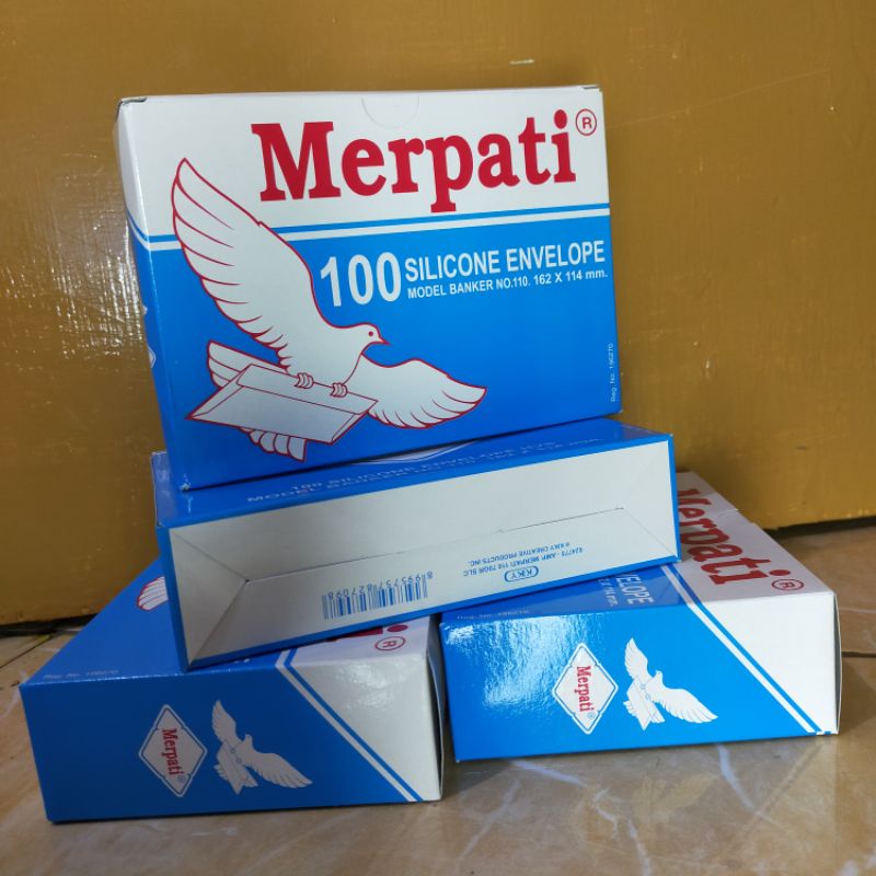 Amplop Merpati Putih 162x114mm (no.110)  Isi 100 lembar