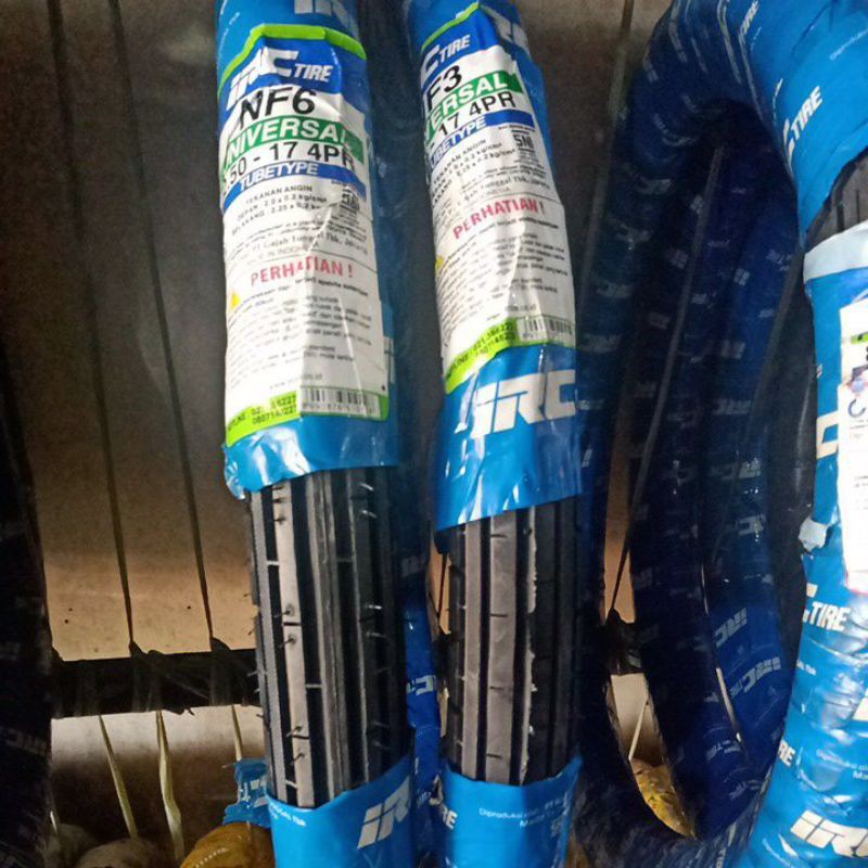 Paket Ban Motor IRC 225-17 NF 3 dan 250-17 NF 6 @ 1 pcs Non Tubeless