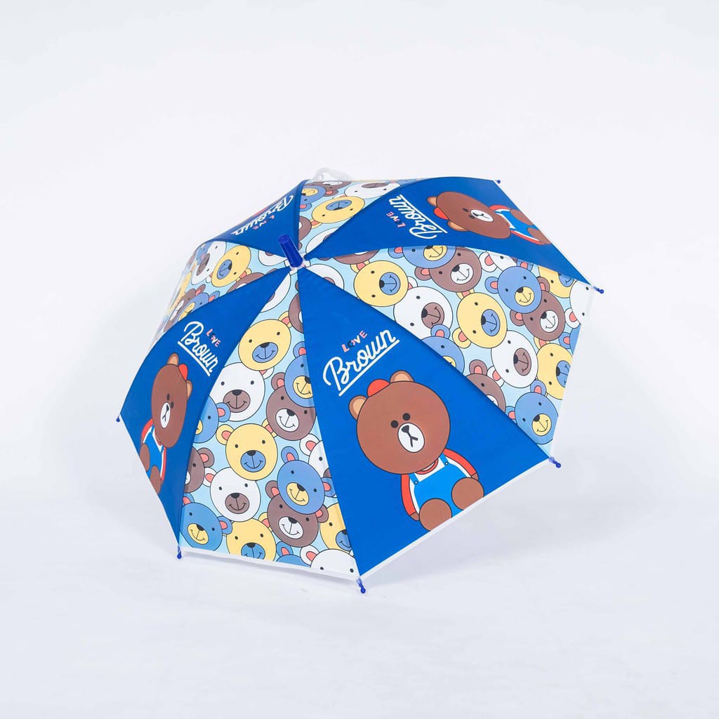 PAYUNG ANAK PEREMPUAN KOREA UMBRELLA KARAKTER KARTUN JERAPAH KIDS LAKI LAKI MOTIF UNIK IMPORT B23