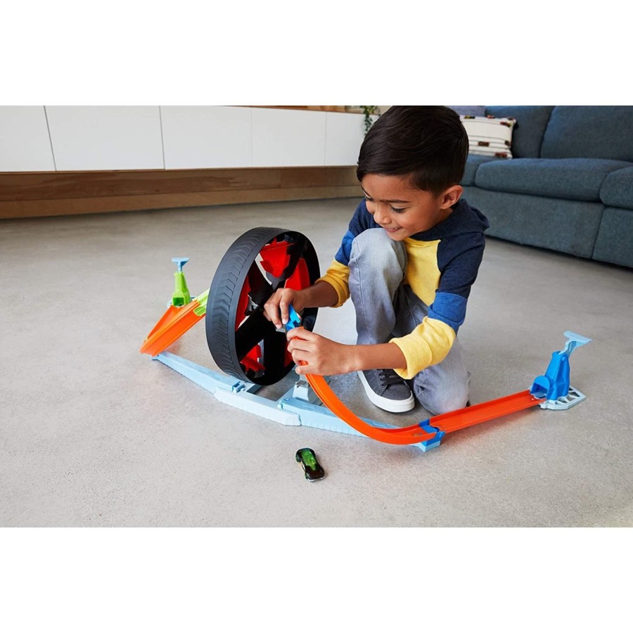 Hot Wheels Spinwheel Challenge - Hotwheels Spin Wheel Track Set Action