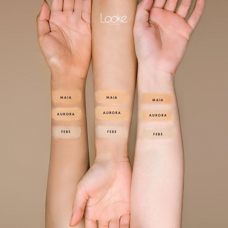 SIAP KIRIM LOOKE HOLY PERFECTING PRESSED POWDER BY LOOKE'  COSMETIK