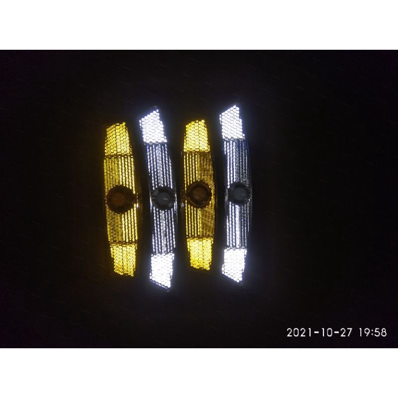 reflektor jari sepeda mata kucing jari jari lampu reflektor jari sepeda