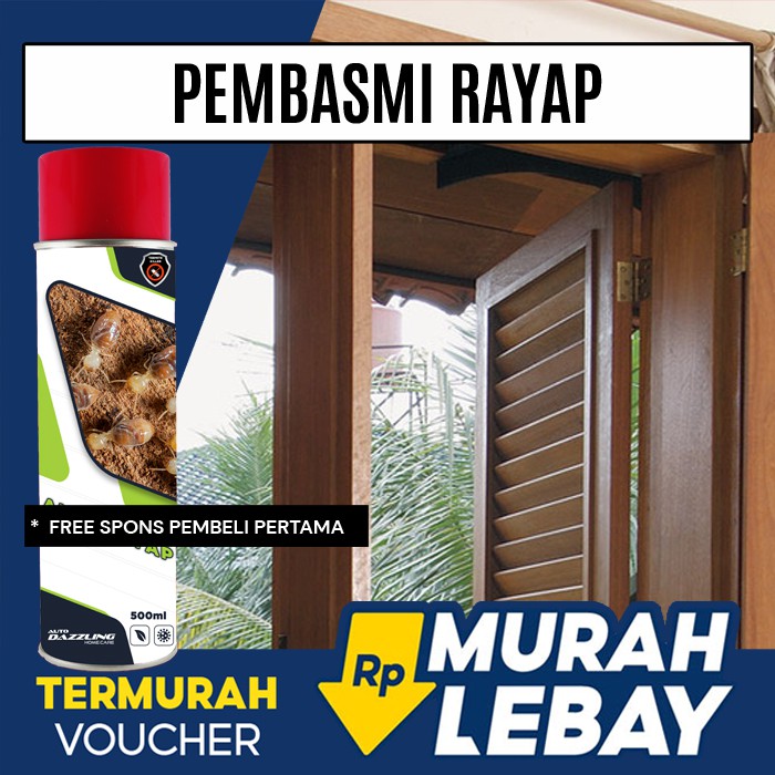 Pembasmi Pengusir Rayap Kayu Kusen Yang Sangat Ampuh