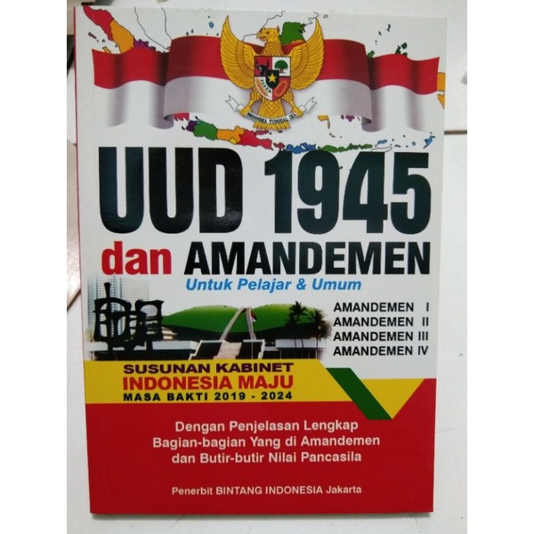 UUD 1945. UUD 1945 dan amandemen/Buku pasal UUD 1945