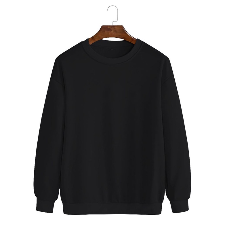 Kaospolos - Oversize Best Seller Sweater Polos Basic Crewneck Lengan Panjang Bahan Babyterry