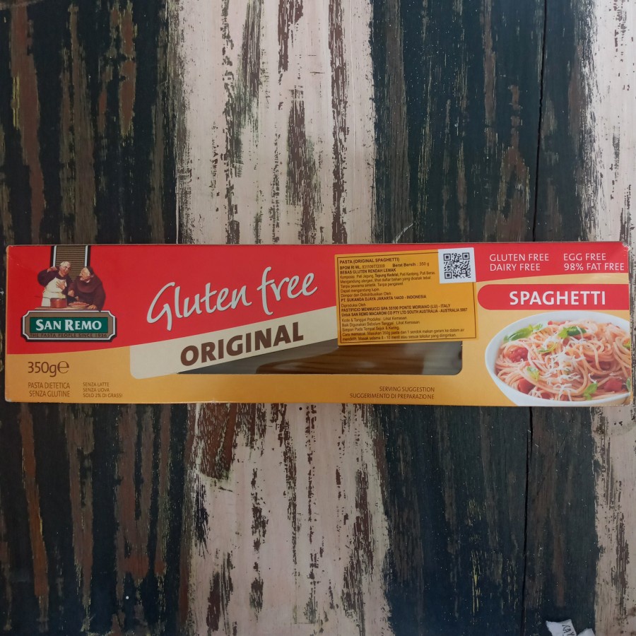 

San Remo Gluten Free Spaghetti 350gr