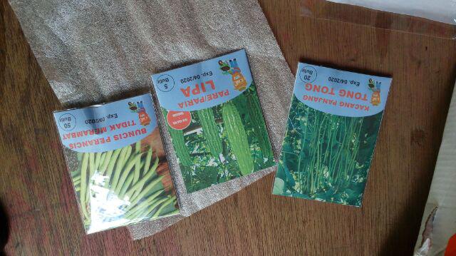 Benih Biji Bibit Buncis Tidak Merambat