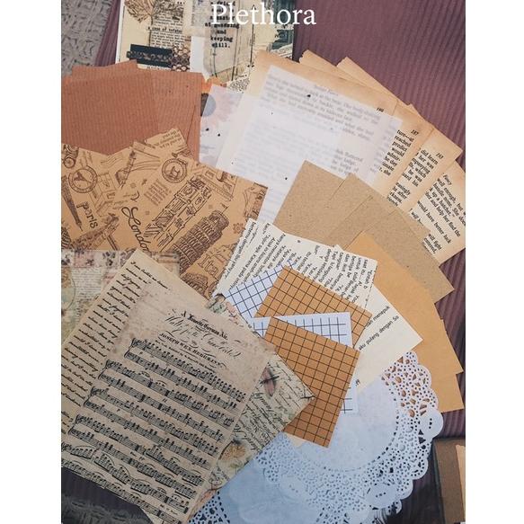 

[KODE EP6M7] Journal kit lengkap journaling kit vintage untuk bullet journaling sticker lucu scrapbook notebook