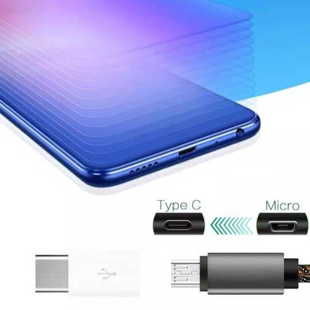 Micro Usb To Type C adapter / Converter Micro Usb ke Type C / Micro Usb ke Iphone