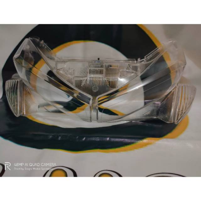 Mika Lampu Depan Yamaha Aerox 155 / Mika Kaca Lampu Depan Aerox 155