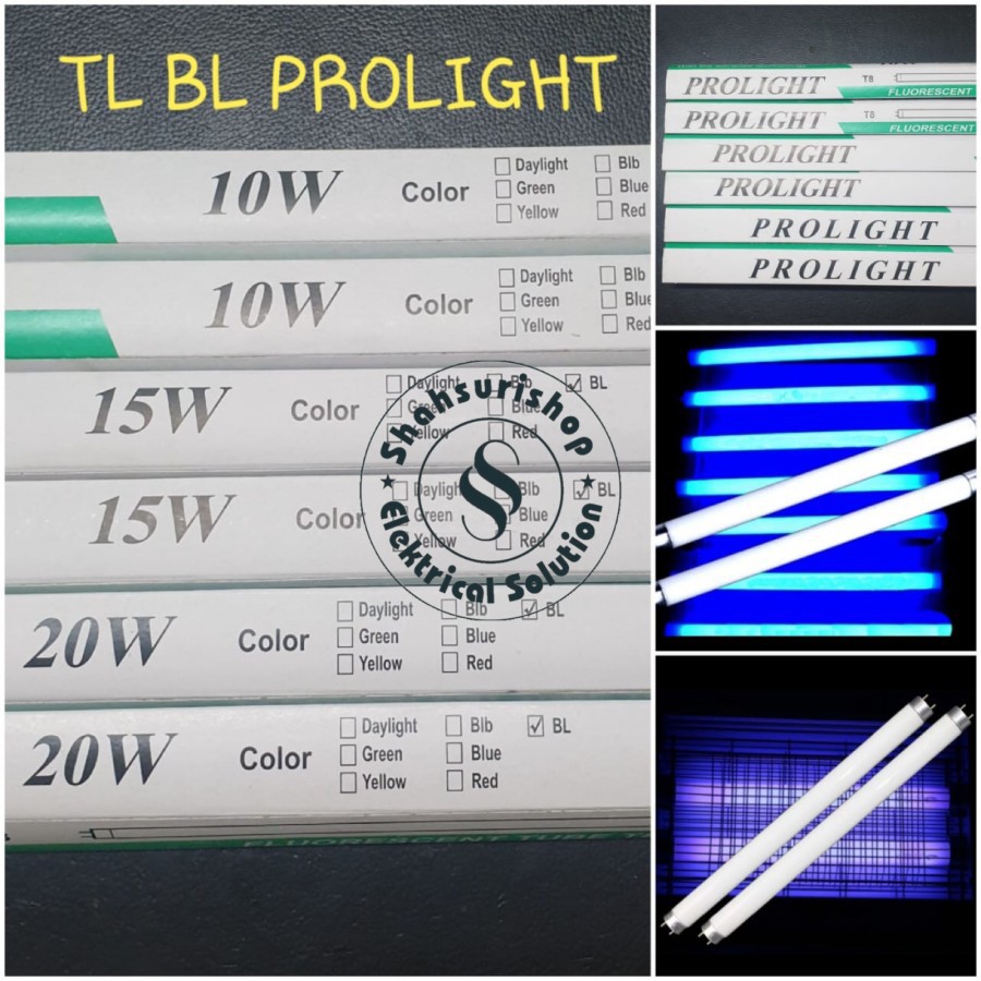 LAMPU TL T8 10 WATT BL REFILL UNTUK PERANGKAP NYAMUK SERANGGA PROLIGHT