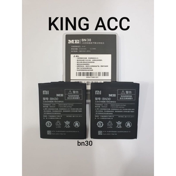 BATERAI BATRE BATERE BATTERY ME XIAOMI REDMI 4A BN30