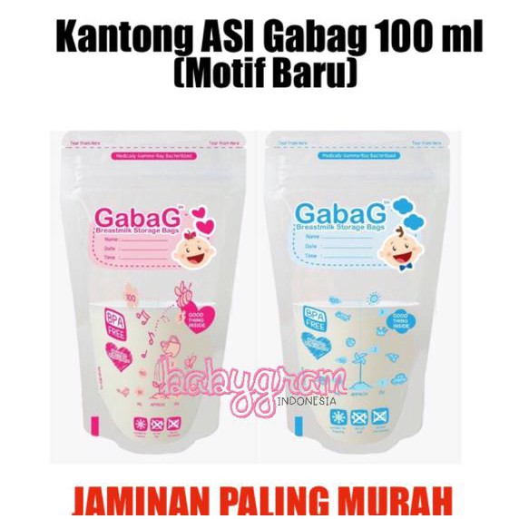 Terbaru Kantong Asi Gabag 100Ml Grosir / Kantong Asi Gabag 100 Ml Grosir - Biru Garansi