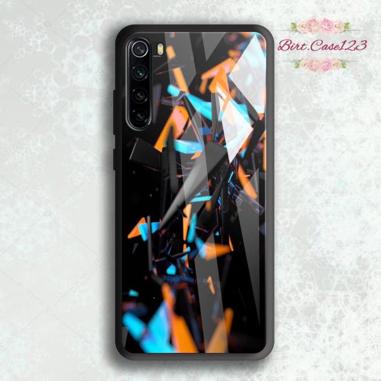 back case glass ABSTRAK Oppo A3s A1k A5 A9 2020 A7 F9 A5s A31 A52 A53 A92 A37 A57 A59 A71 A83 BC5096