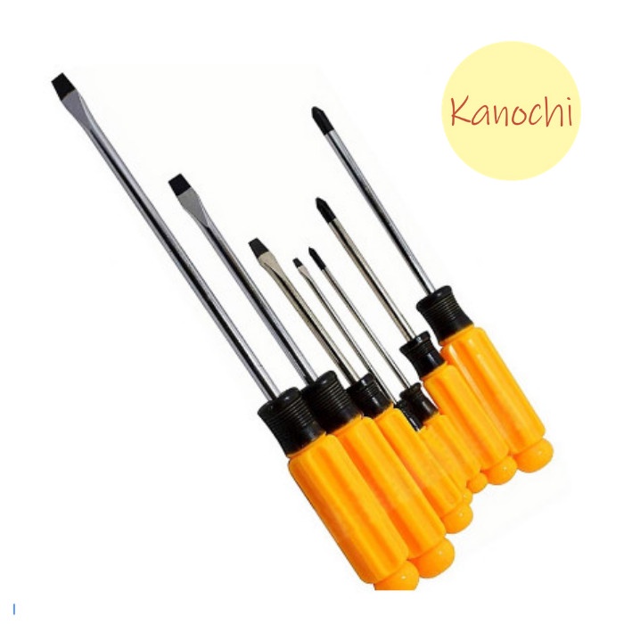 Obeng Set 7 Pcs Kepala Magnet Fatick Screwdriver Tools Set