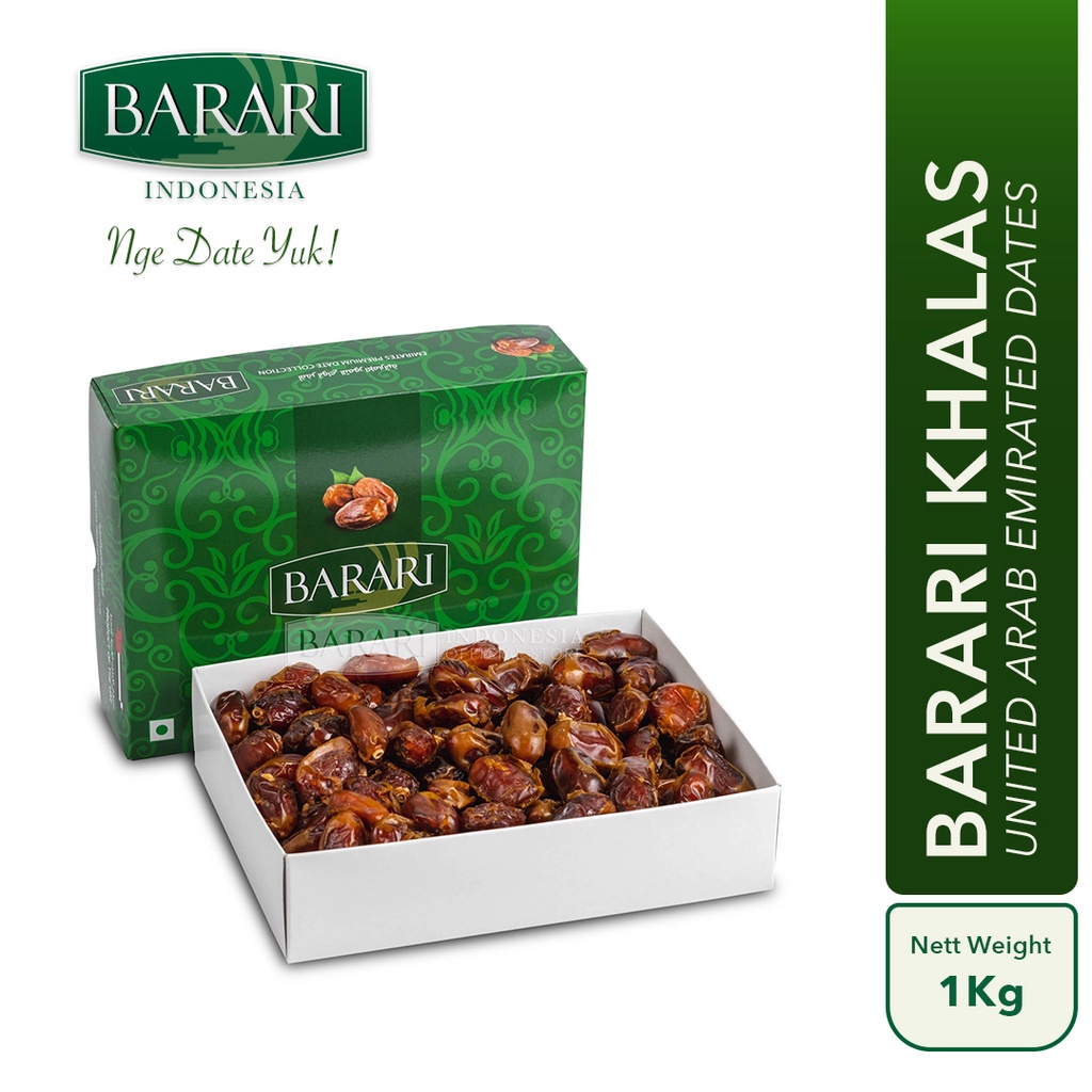 

Kurma Barari Khalas Kemasan 1 Kg U.A.E
