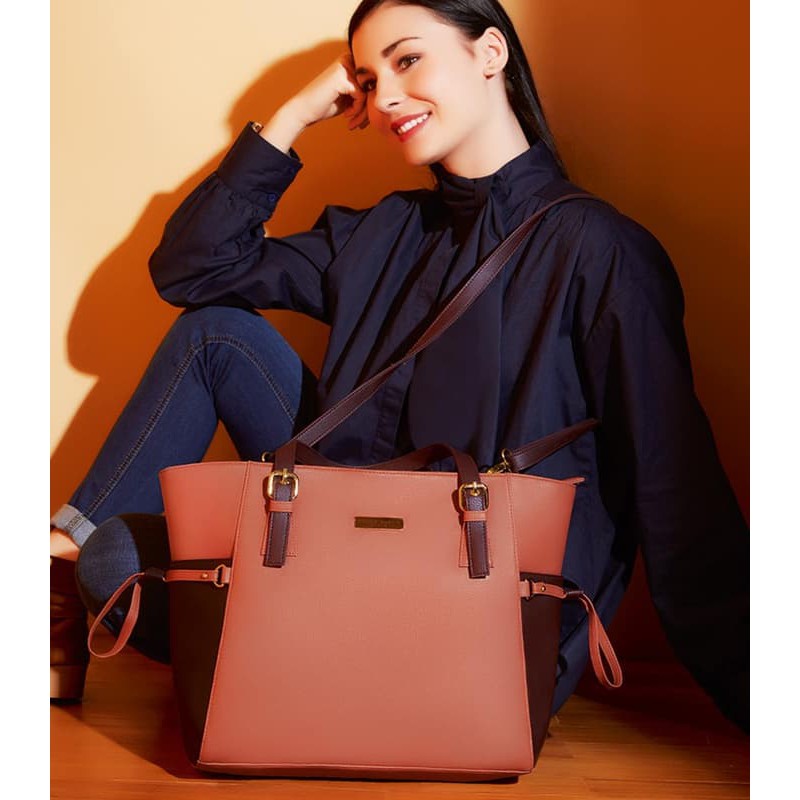 TAS SELEMPANG WANITA SOPHIE MARTIN KERJA KULIT JAZMANELA T4402C6 BESAR SELEMPANG