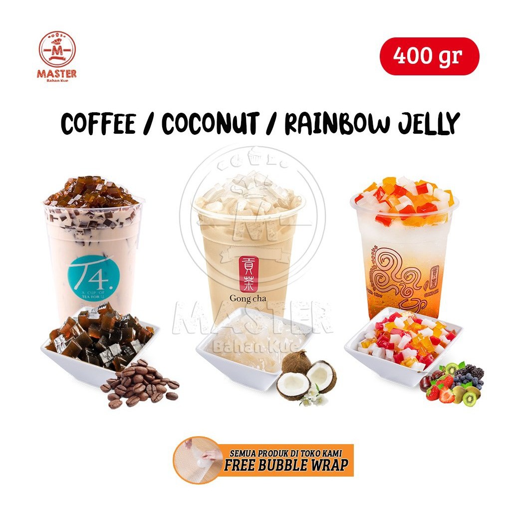 

Rainbow / Coffee / Coconut Jelly / Topping Chatime [400 gr]