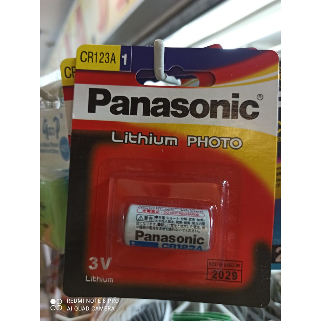 Baterai Panasonic Panasonic CR2 - CR123 3v