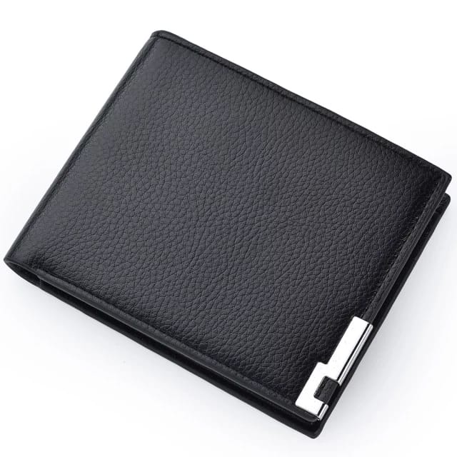 (COD) Dompet Lipat Pria Simple Style PU Leather Men Wallet Import Quality MALL SHOPPING