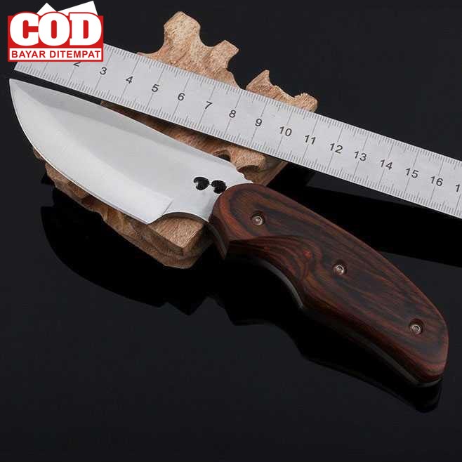 (BAYAR DI TEMPAT) KNIFEZER Buck Elf Hunting Knife / Pisau Camping- BUCK076