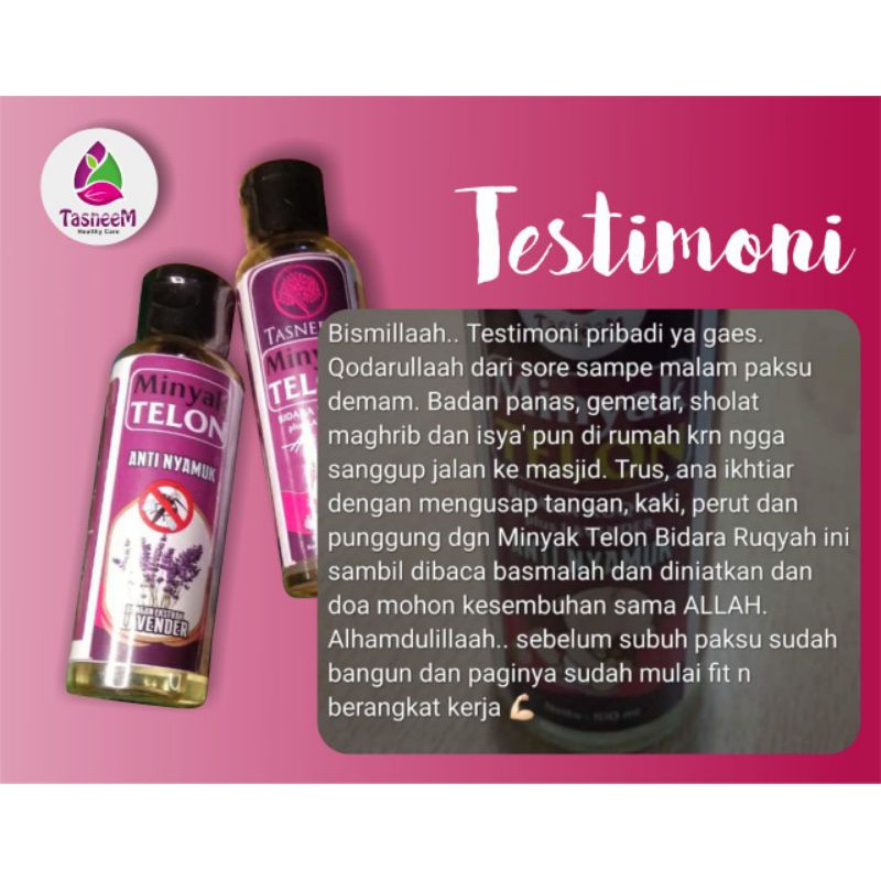 minyak telon Bidara lavender tasneem