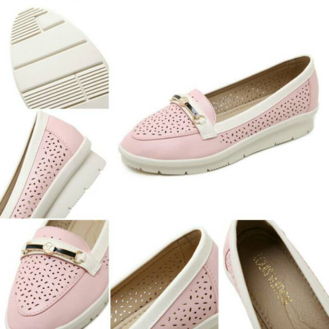 PRomo sepatu Louis Vuitton Flat