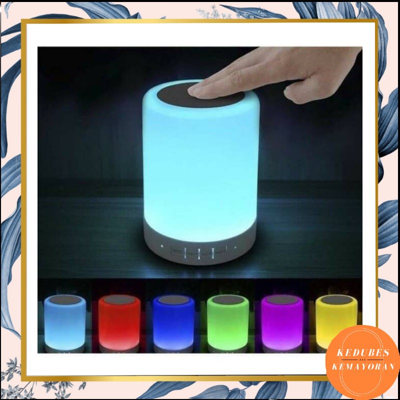 SPEAKER BLUETOOTH MINI CL-671 LED - SPEAKER SMART TOUCH LAMP / LAMPU TIDUR [KK]