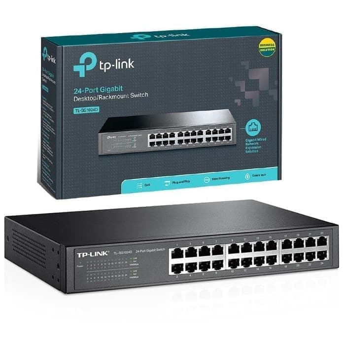 SG1024D TP-LINK TL 24 Port Gigabit Desktop/Rackmount Switch Hub