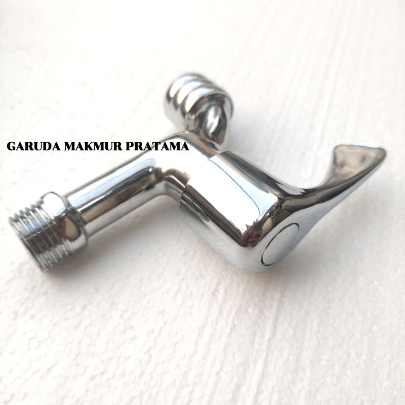 KERAN AIR TEMBOK ENGKOL 1/2 INCH STAINLESS CHROME KRAN TEMBOK ENGKOL CHROME 1/2 INCH