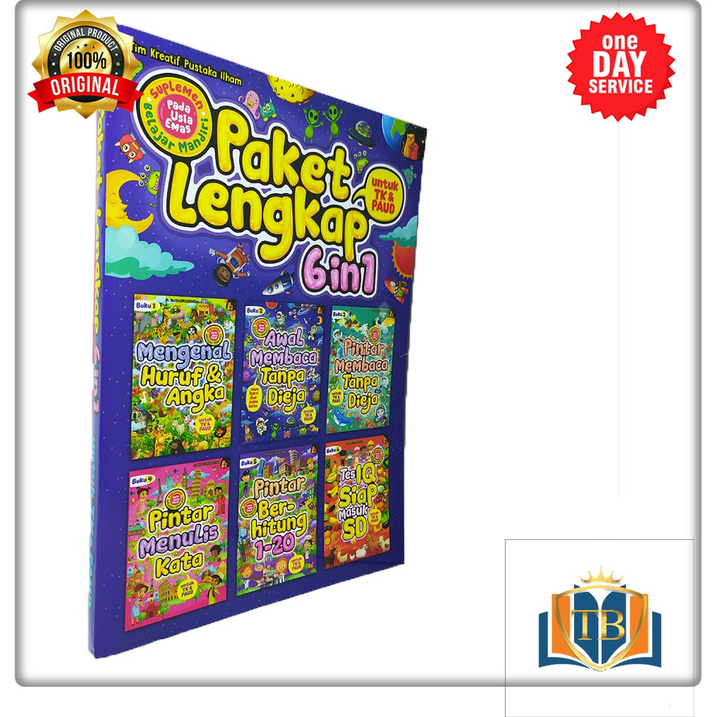 BUKU ANAK - BUKU AKTIVITAS ANAK - BUKU PAUD - PAKET LENGKAP 6IN1 UNTUK TK PAUD PAKET BUNDLE HEMAT