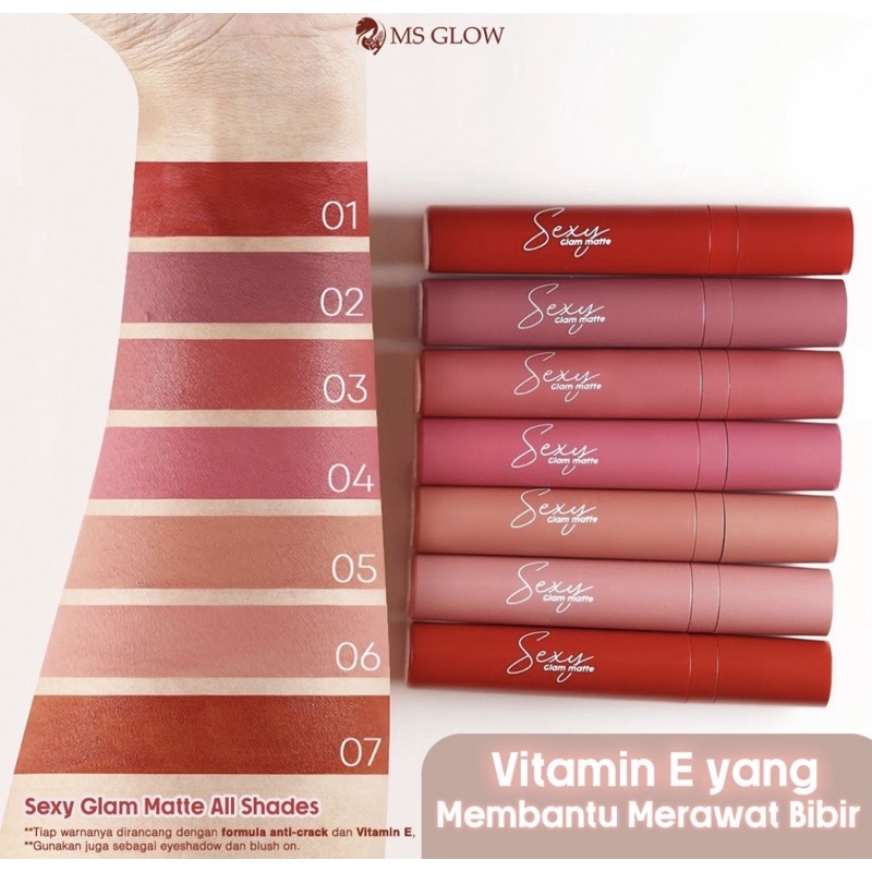 [ ORIGINAL ]   Lipstik Ms Glow Sexy Glammate
