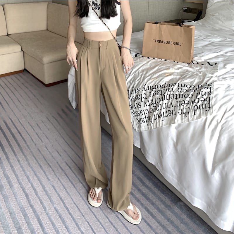 Jennie Loose Pants Highwaist Korean Style