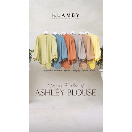 ASHLEY BLOUSE WEARING KLAMBY WK
