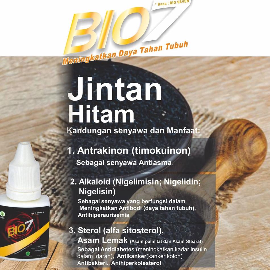 152 BIO7 JAMU TETES OBAT DIABETES DARAH TINGGI KANKER HERBAL ORIGINAL BPOM BIOSEVEN MJT2