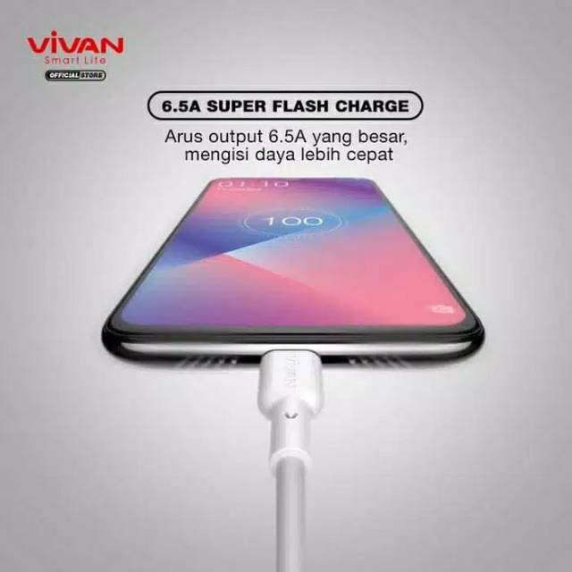 Vivan VQC100 Kabel Data Type-C Quick Charge 100cm