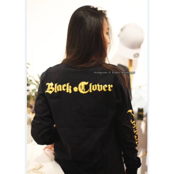 Longsleeve Blackbull Gold Black Clover