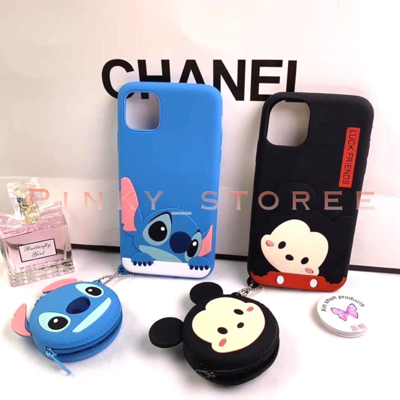 Xiaomi Redmi 5a/ Redmi 7a/ Case Disney Boneka+Gantungan Dompet