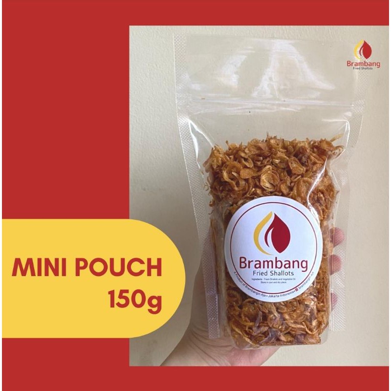 

BRAMBANG Bawang Goreng Premium Mini Pouch 150g