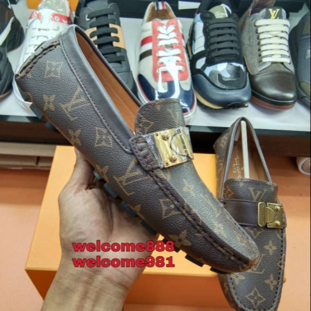 Sepatu loafers lv qty mirror